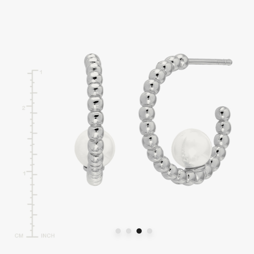 Silpada Hoop Earrings - Picture 3 of 8